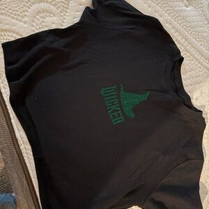 Black T-Shirt with Green Wicked Logo